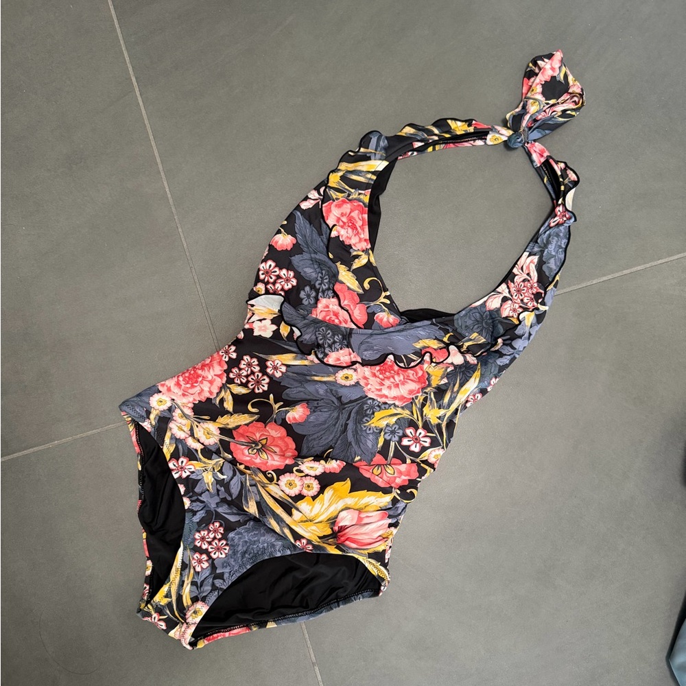 Zimmerman Bellitude Floral print Wrap One-Piece Swimsuit